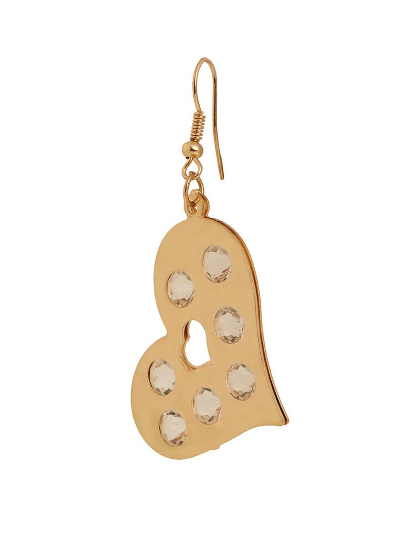 gold drop earrings - 13355881 - Zoom Image - 2