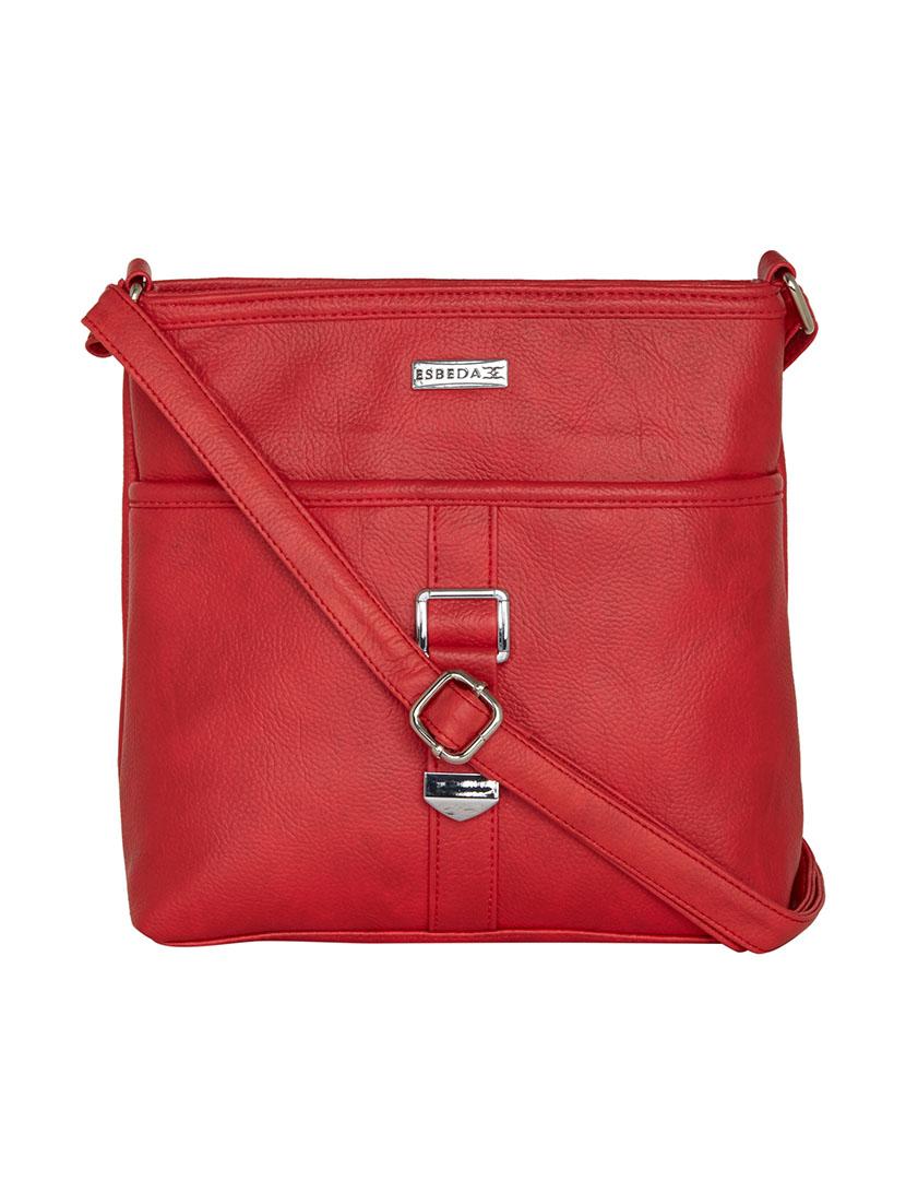 red leatherette sling bag - 13356227 - Zoom Image - 1