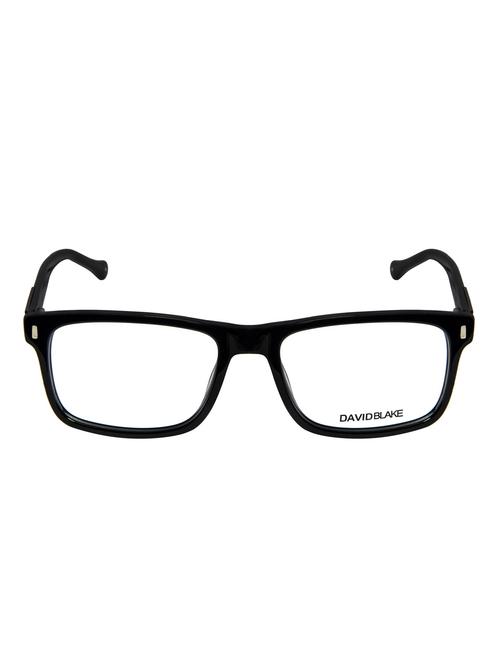 david blake black rectangular full rim eyeframe - 13356316 - Standard Image - 1