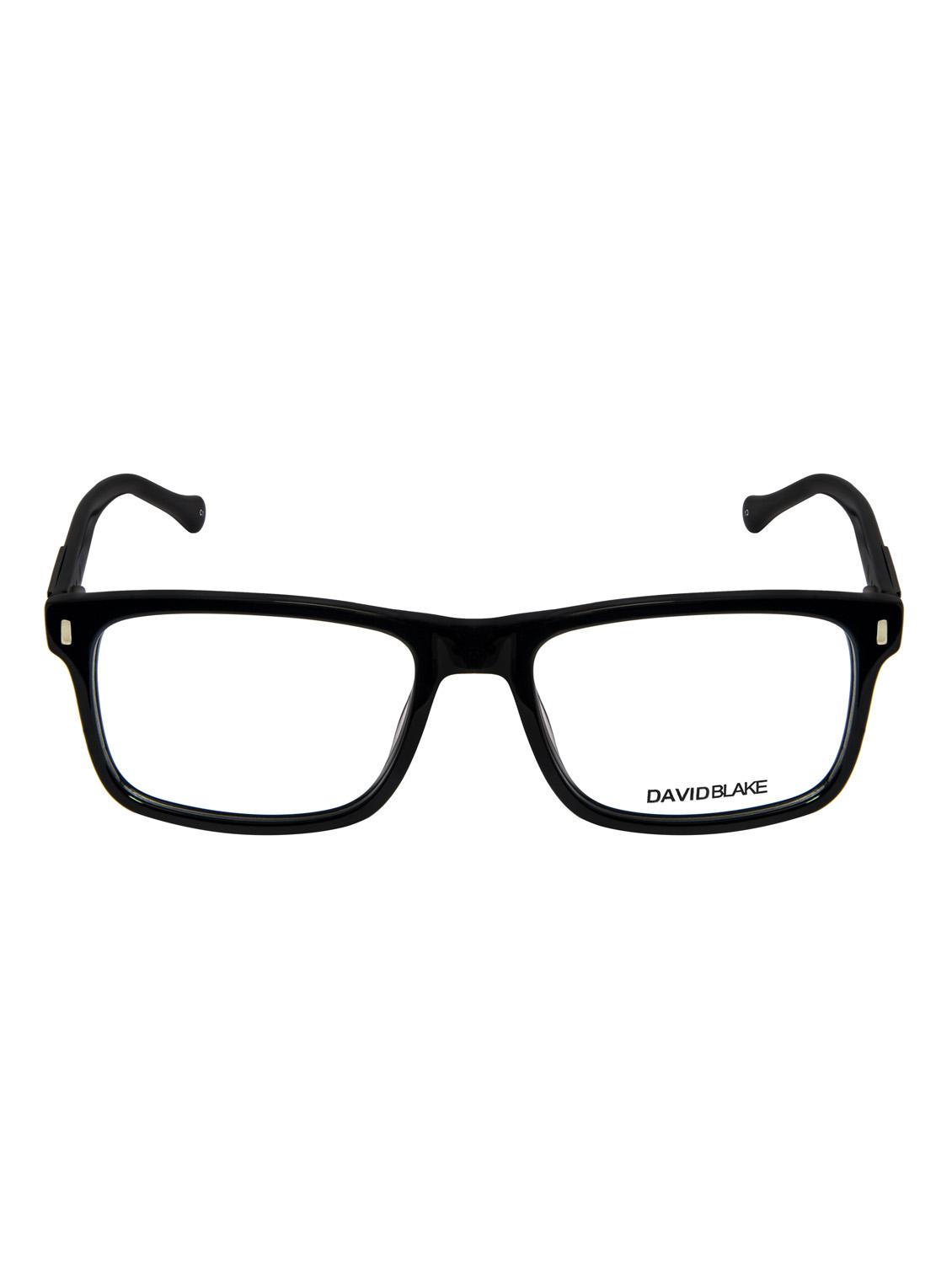 david blake black rectangular full rim eyeframe - 13356316 - Zoom Image - 1