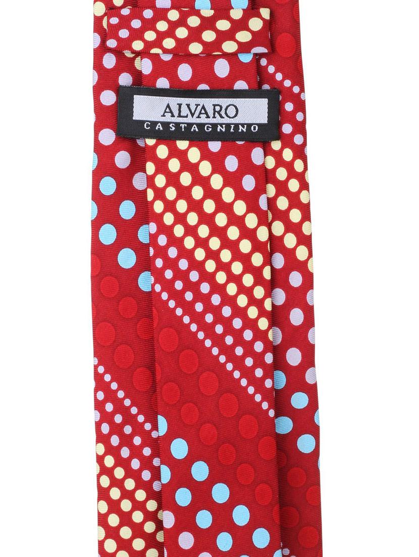 maroon & multi mirofiber tie - 13356759 - Zoom Image - 2