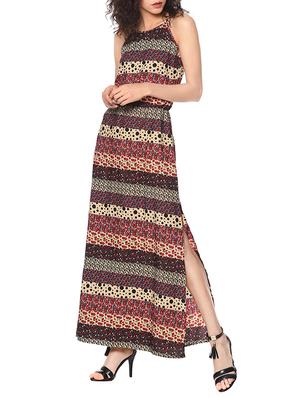 cami neck printed maxi dress - 13357034 - Standard Image - 2