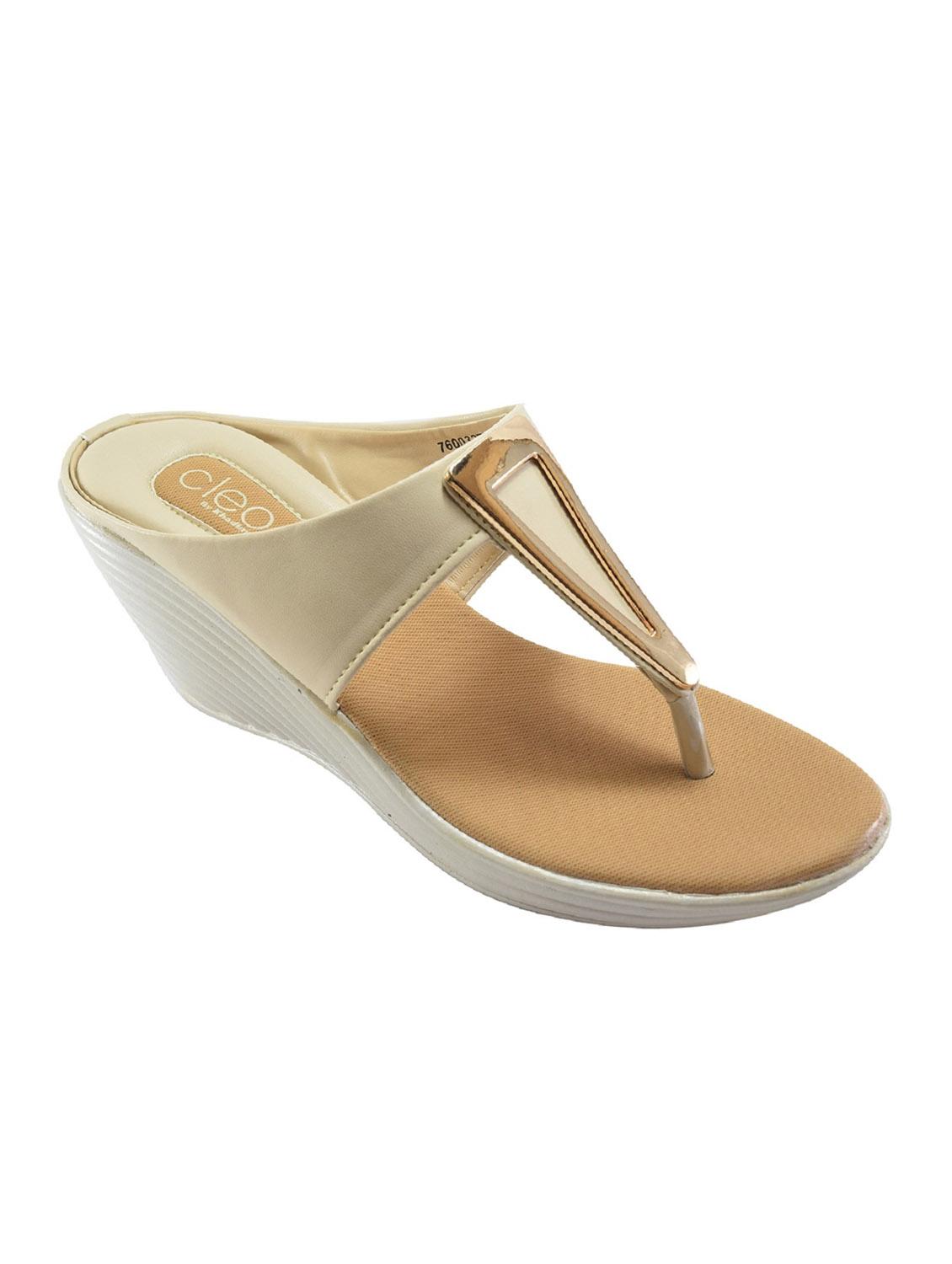 khadim's cleo ivory white wedge heel - 13357326 - Zoom Image - 1
