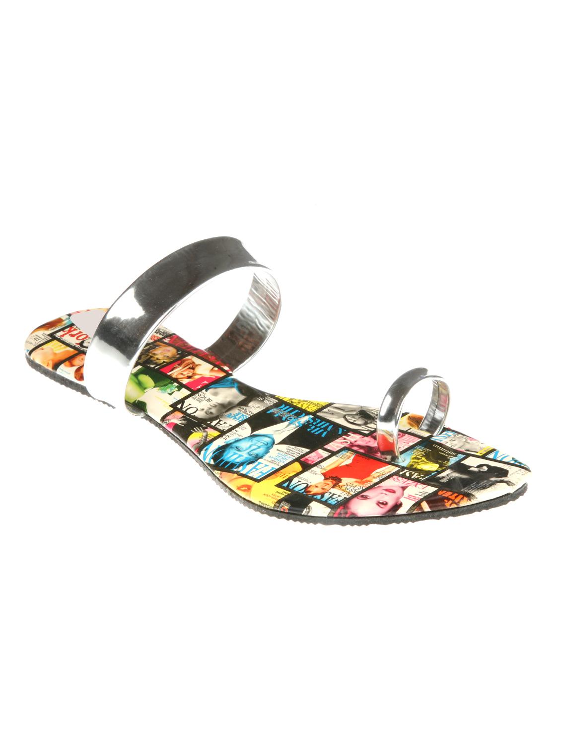 multi colored one toe sandal - 13358315 - Zoom Image - 1