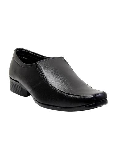 black Leatherette formal slip on - 13364277 - Very Small Image - 1