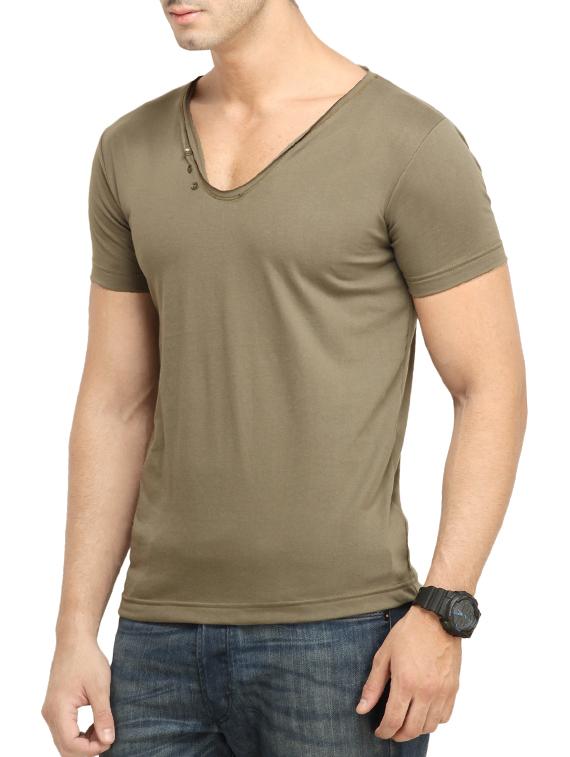 brown white set of 2 cotton t-shirt - 13368695 - Zoom Image - 7