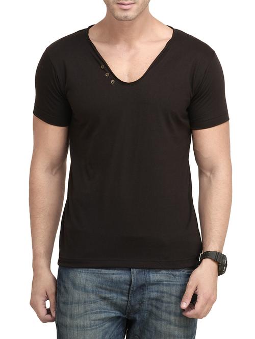 brown cotton null t-shirt - 13368700 - Standard Image - 1