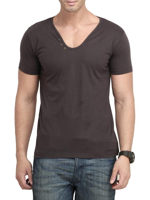 brown cotton tshirt - 13368702 - Standard Image - 1
