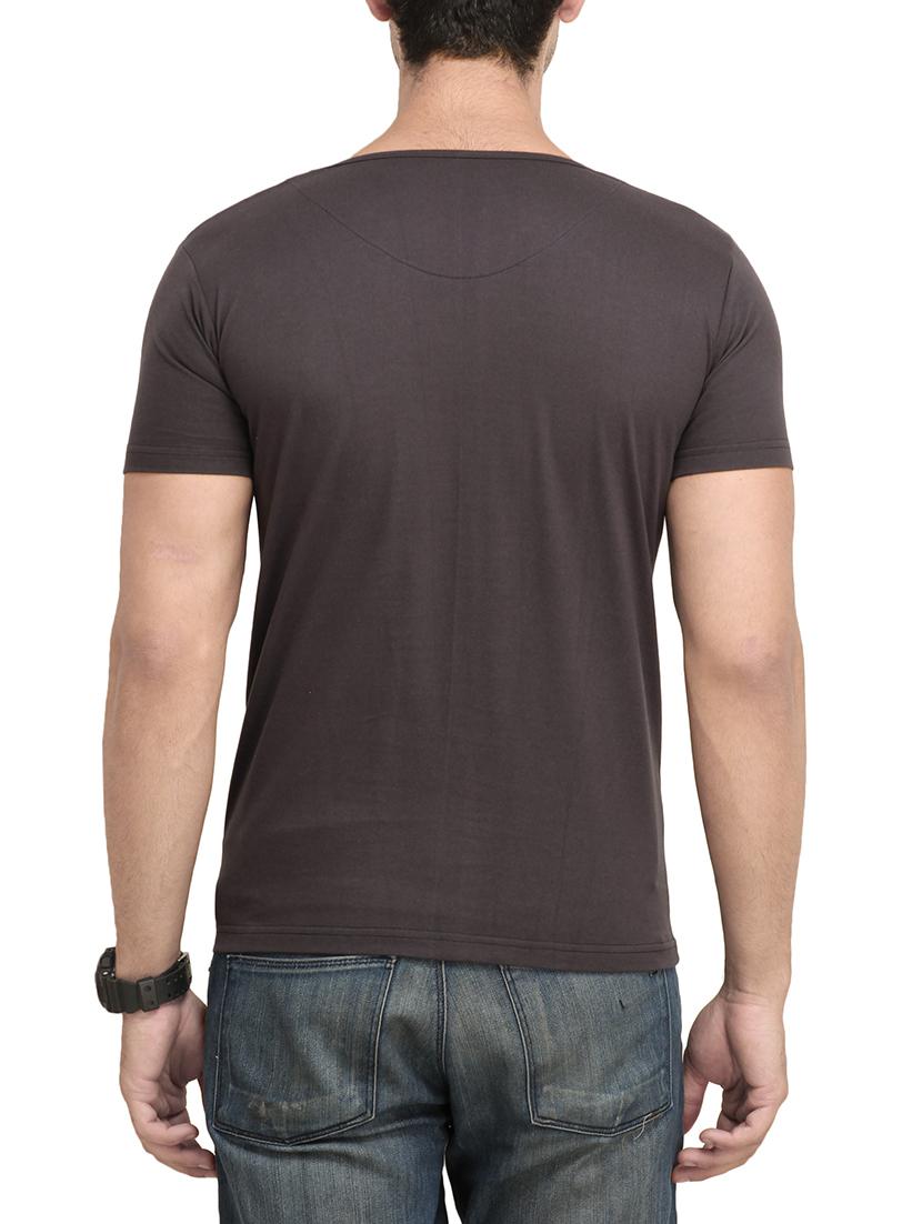 brown cotton tshirt - 13368702 - Zoom Image - 3