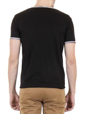black cotton tshirt - 13368710 - Standard Image - 3