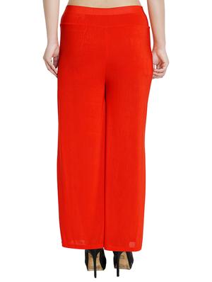 orange nylon palazzos - 13368954 - Standard Image - 3