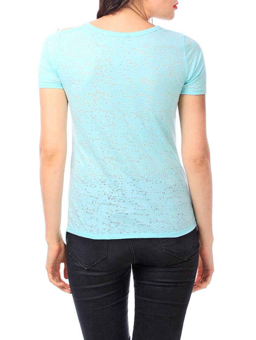 solid green cotton top - 13372203 - Zoom Image - 3