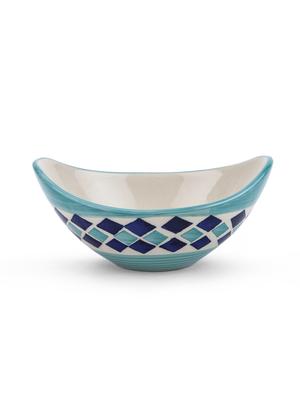 handpainted set of 2 ceramic snack bowls - 13374159 - Standard Image - 3