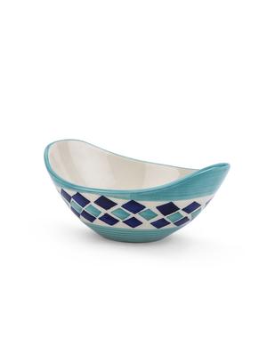 handpainted set of 2 ceramic snack bowls - 13374159 - Standard Image - 4