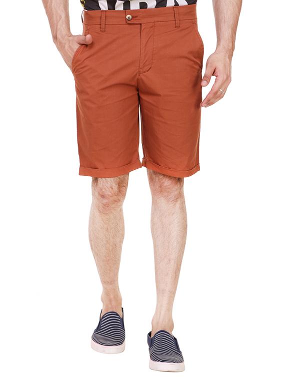 red cotton shorts - 13376065 - Zoom Image - 1