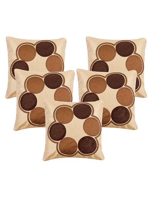 kingly polyester set of 5 cushion cover - 13385050 - Standard Image - 1