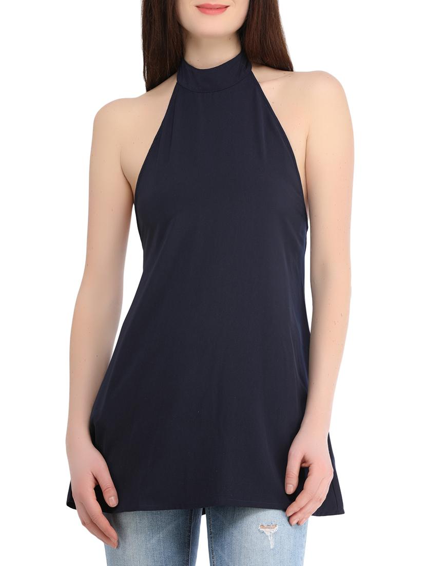 halter neck a-line tunic - 13386711 - Zoom Image - 1