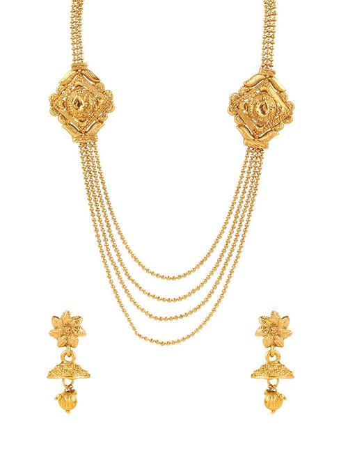gold metal jewellery - 13387489 - Standard Image - 1