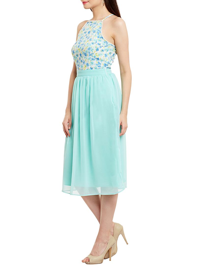 light blue georgette dress - 13388094 - Zoom Image - 2