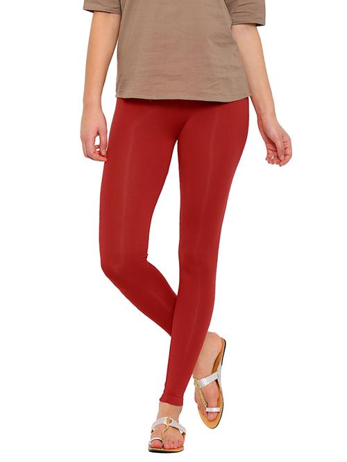 solid rusty red cotton legging - 13389767 - Standard Image - 1