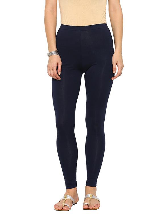 solid navy blue cotton legging - 13389850 - Zoom Image - 1