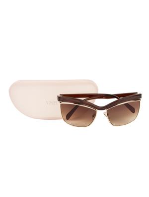 vespl premium collection brown cat eye sunglasses v-6904 - 13390901 - Standard Image - 5