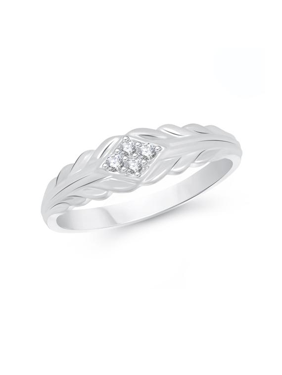 silver metal ring - 13392283 - Zoom Image - 1