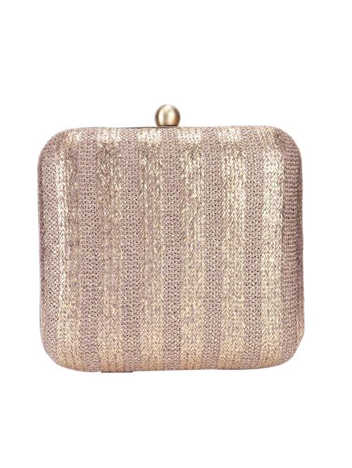 gold canvas clutch - 13393183 - Very Small Image - 1