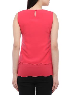 wavy hem layered top - 13393729 - Standard Image - 3