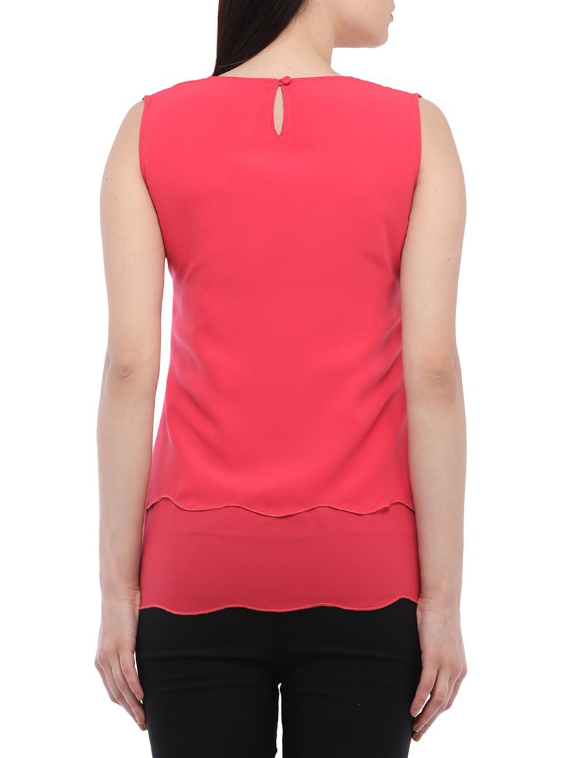 wavy hem layered top - 13393729 - Zoom Image - 3