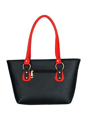 black leatherette handbag - 13394276 - Standard Image - 2