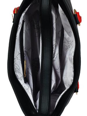 black leatherette handbag - 13394276 - Standard Image - 3