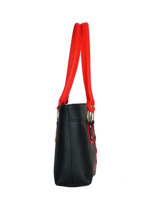 black leatherette handbag - 13394276 - Standard Image - 4
