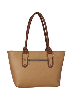 beige leatherette handbag - 13394306 - Standard Image - 2