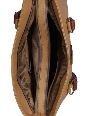 beige leatherette handbag - 13394306 - Standard Image - 3