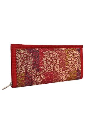 red cotton box clutch - 13395298 - Standard Image - 4
