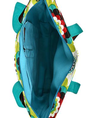 green canvas handbag - 13395301 - Standard Image - 3