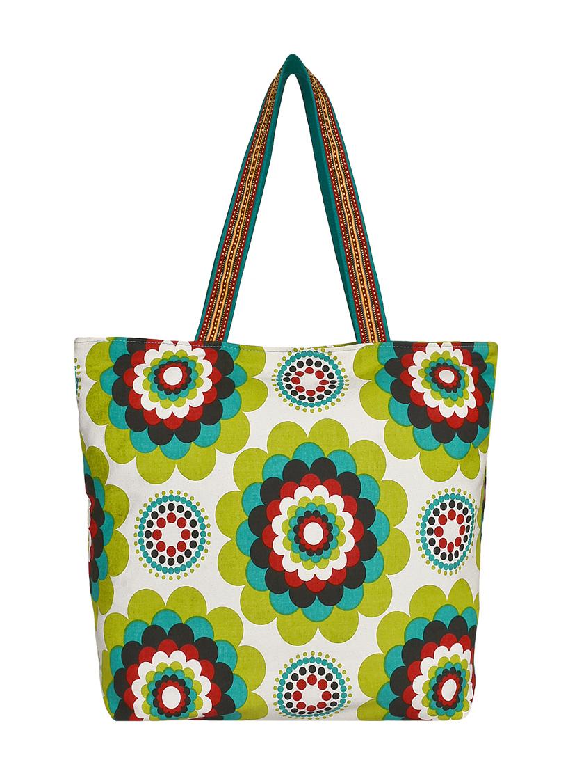 green canvas handbag - 13395301 - Zoom Image - 1