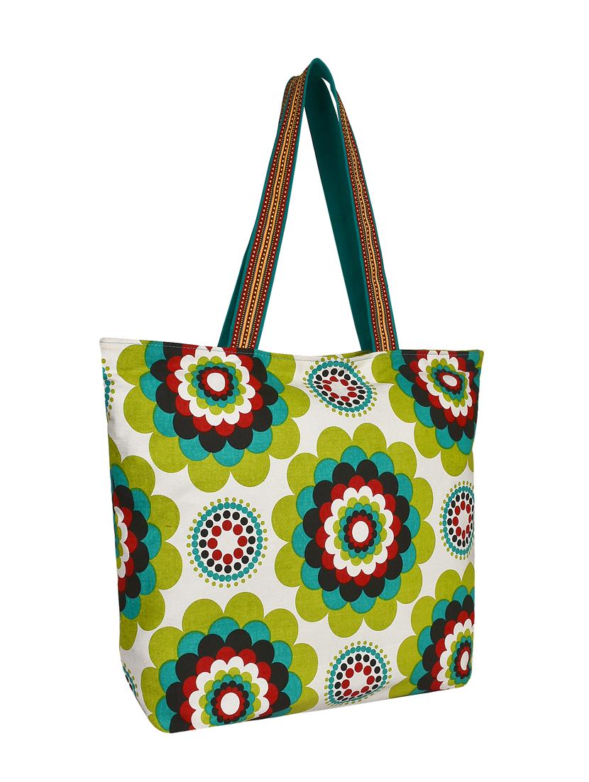 green canvas handbag - 13395301 - Zoom Image - 5