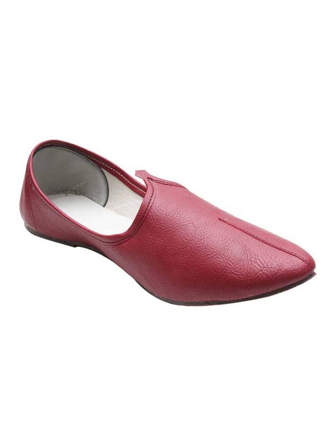 maroon leatherette slip on juti - 13397428 - Zoom Image - 1