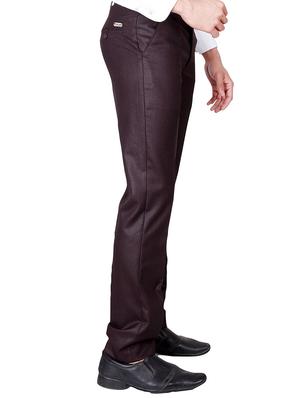 brown cotton blend formal trouser - 13398323 - Standard Image - 2