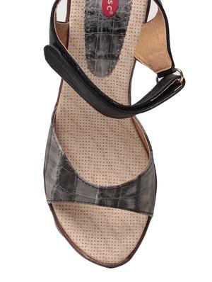 black ankle strap wedge - 13410871 - Standard Image - 4