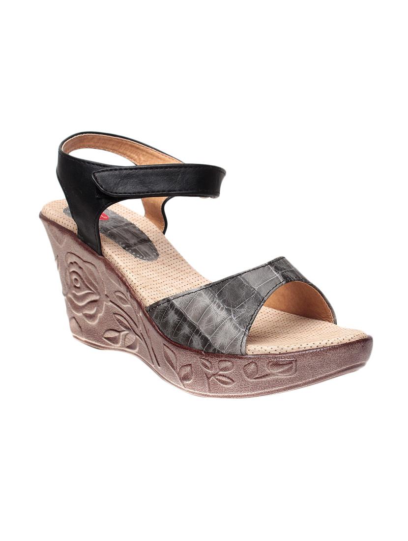 black ankle strap wedge - 13410871 - Zoom Image - 1