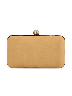 gold embellished box clutch - 13422653 - Standard Image - 2