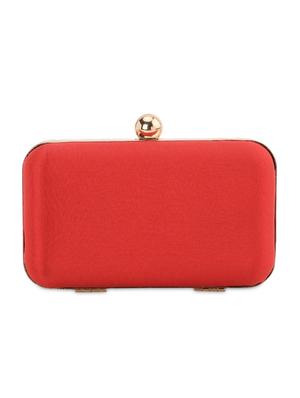 red embellished box clutch - 13422656 - Standard Image - 2