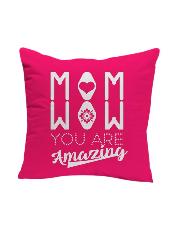 lof mother's day gifts for mummy mom you are amazing 12x12 inches cushion - 13429266 - Zoom Image - 1