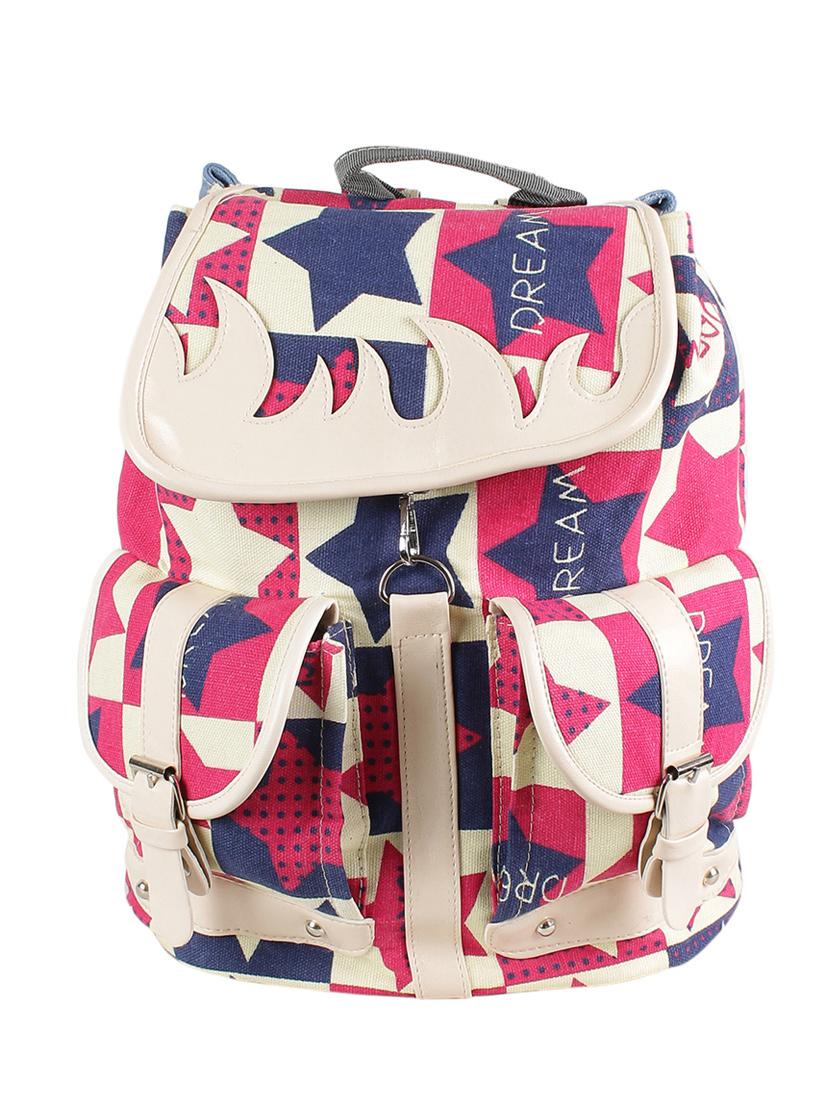 beige canvas backpack - 13431216 - Zoom Image - 1