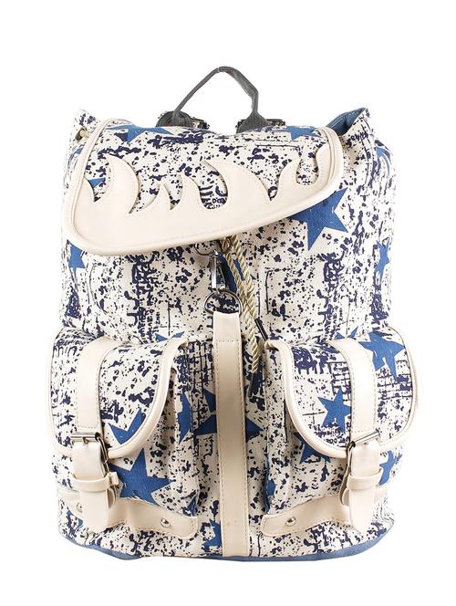 multi colored canvas backpack - 13431217 - Standard Image - 1