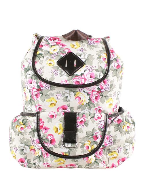 multi colored canvas backpack - 13431233 - Standard Image - 1