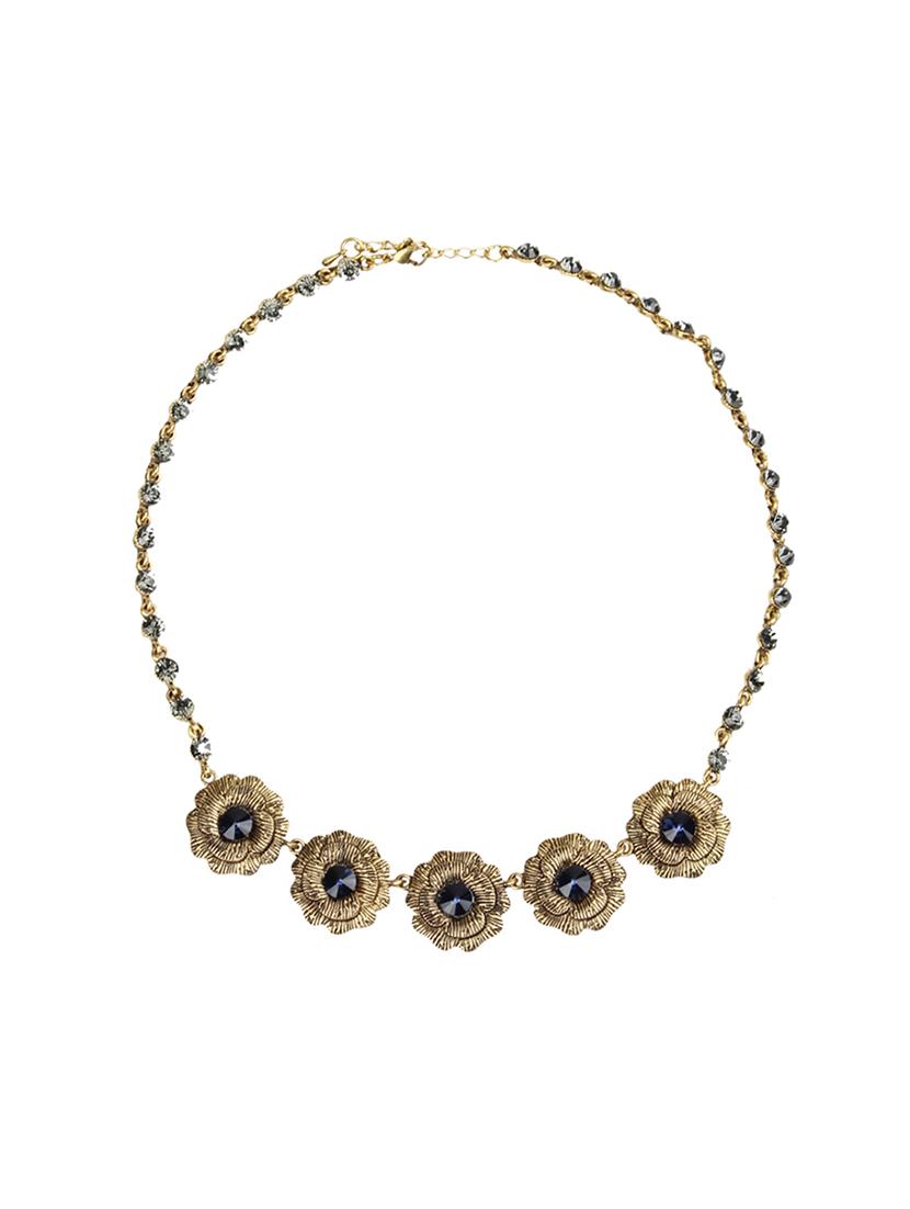 blue metal short necklace - 13432634 - Zoom Image - 1